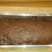 Chocolate cake in pan 2