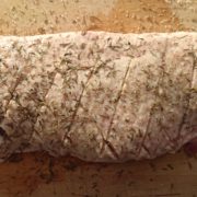 Duck breast seasoned